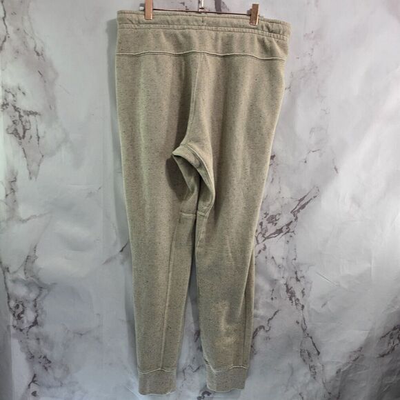 Nike Sweatpants Mens Medium Beige Speckled Club Fleece Revival Limestone + - Picture 5 of 12